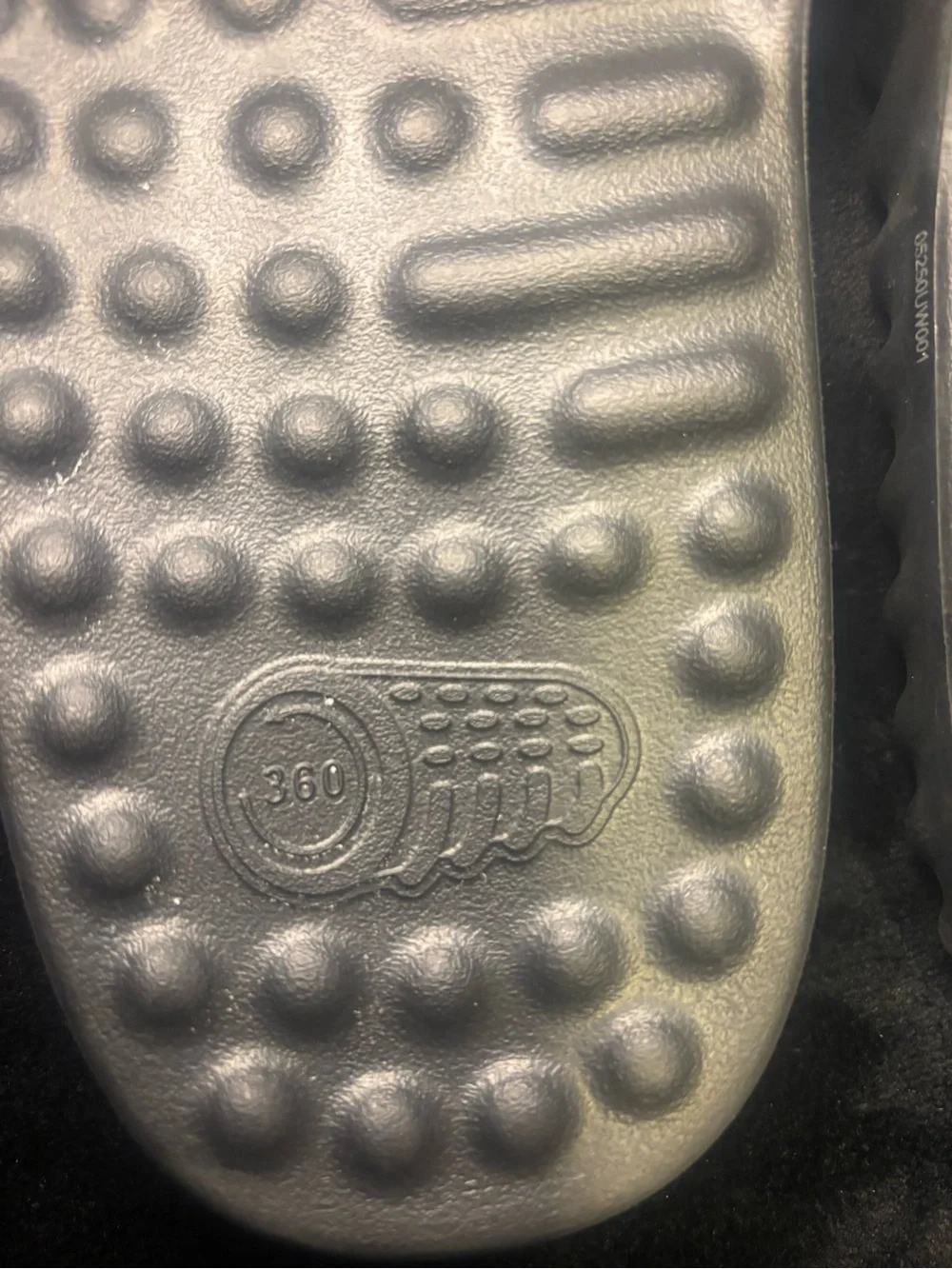 adidas Black Massage Slide Sandals